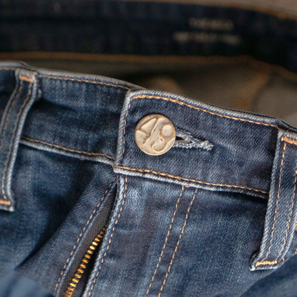 Adriano Goldschmied aged blue denim jeans